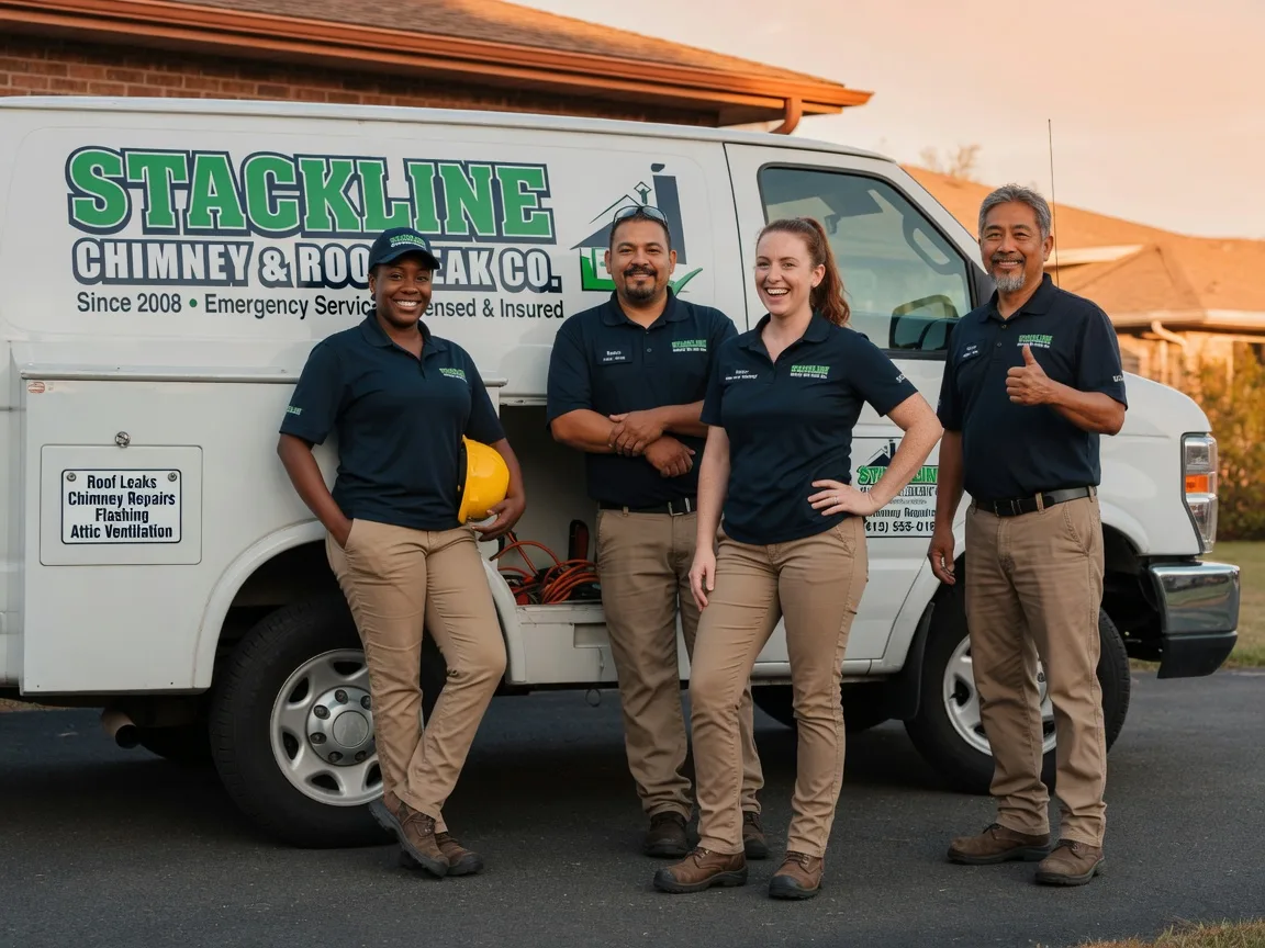 Chimney flashing repair company in Holbrook, PA